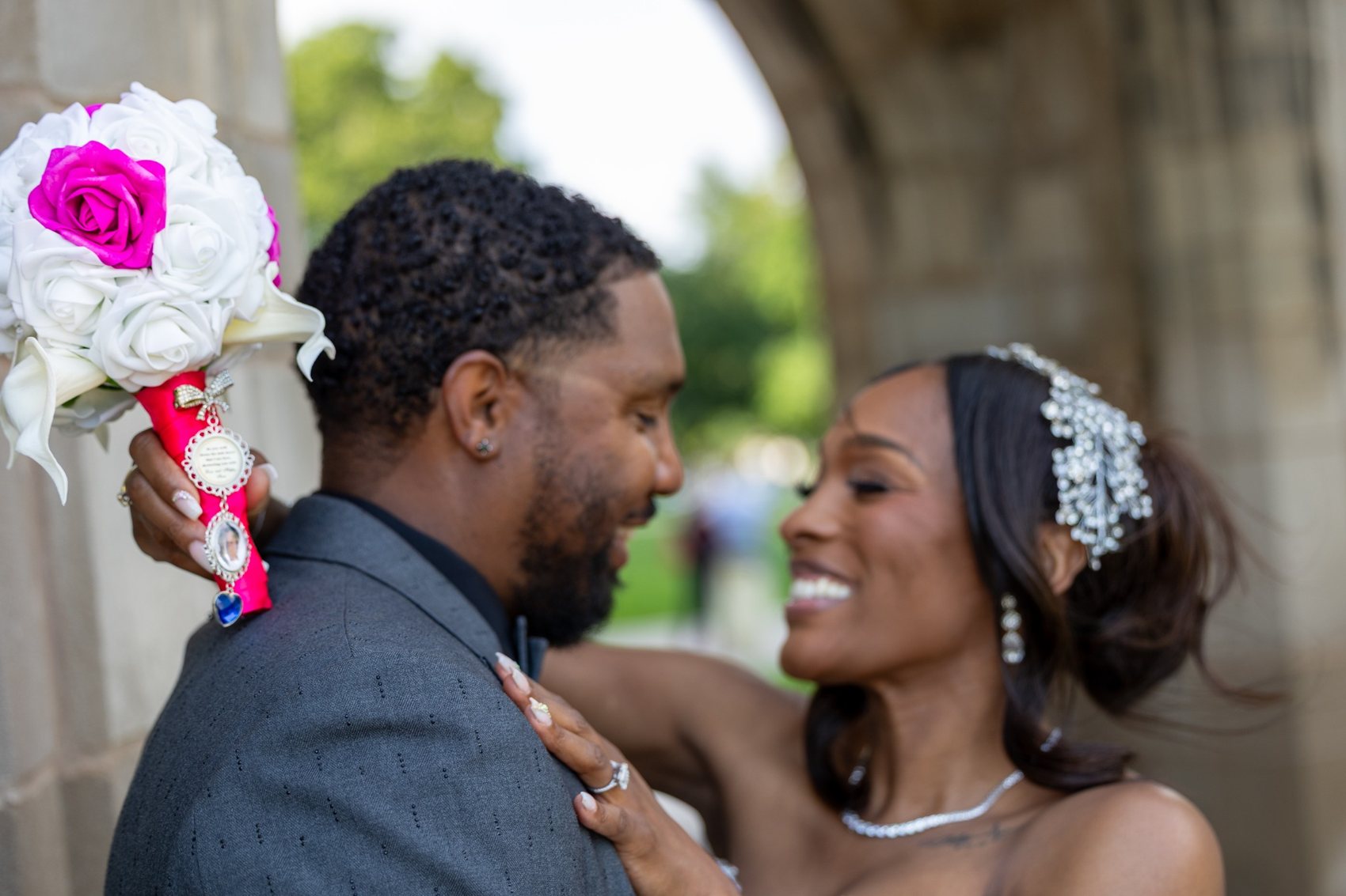 Bride and groom candid moment — MAP Productions portfolio